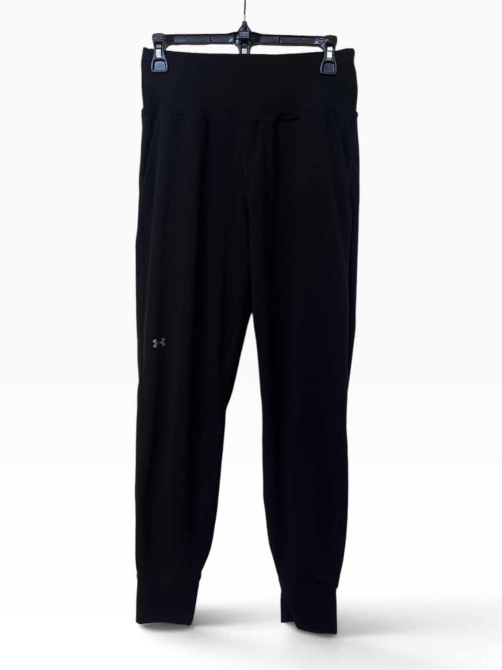 Under Armour Womens Black High Waisted Athletic Jogger Pants Size M 🖤
